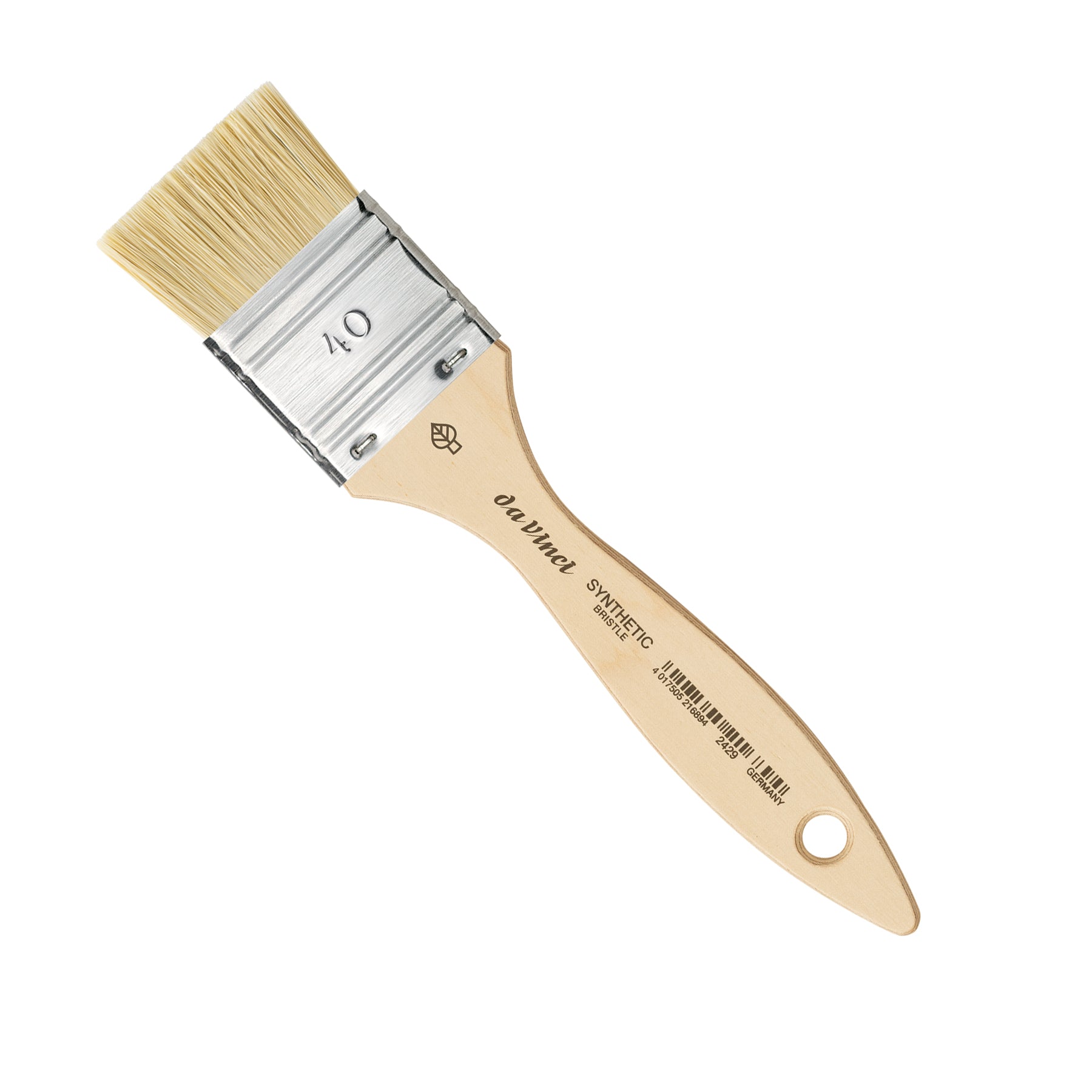 SYNTHETIC Mottler Brush, Natural Hog, Acrylic & Oil, Flat, Series 2429, Size 40