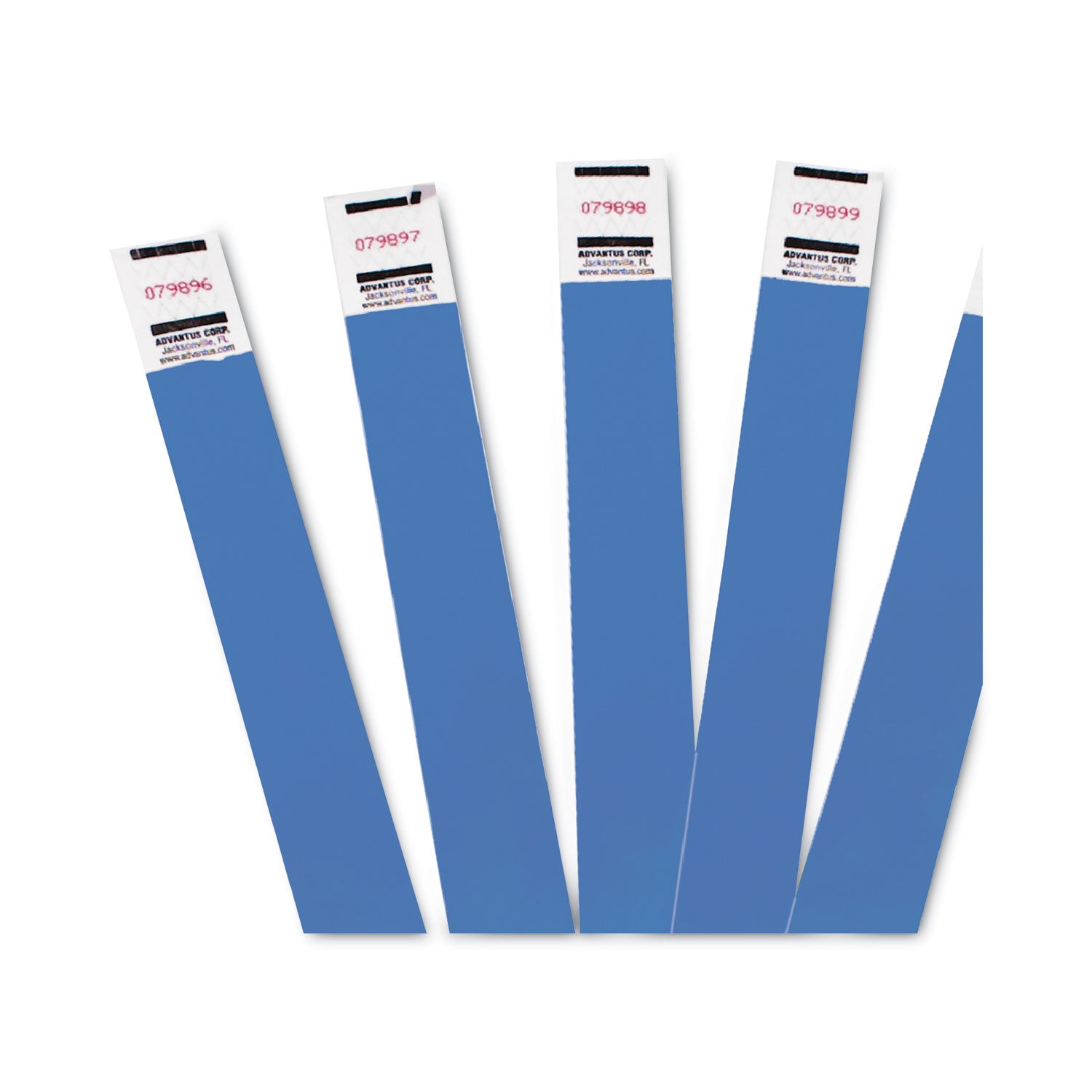 Tyvek® Wristbands Blue, Pack of 500