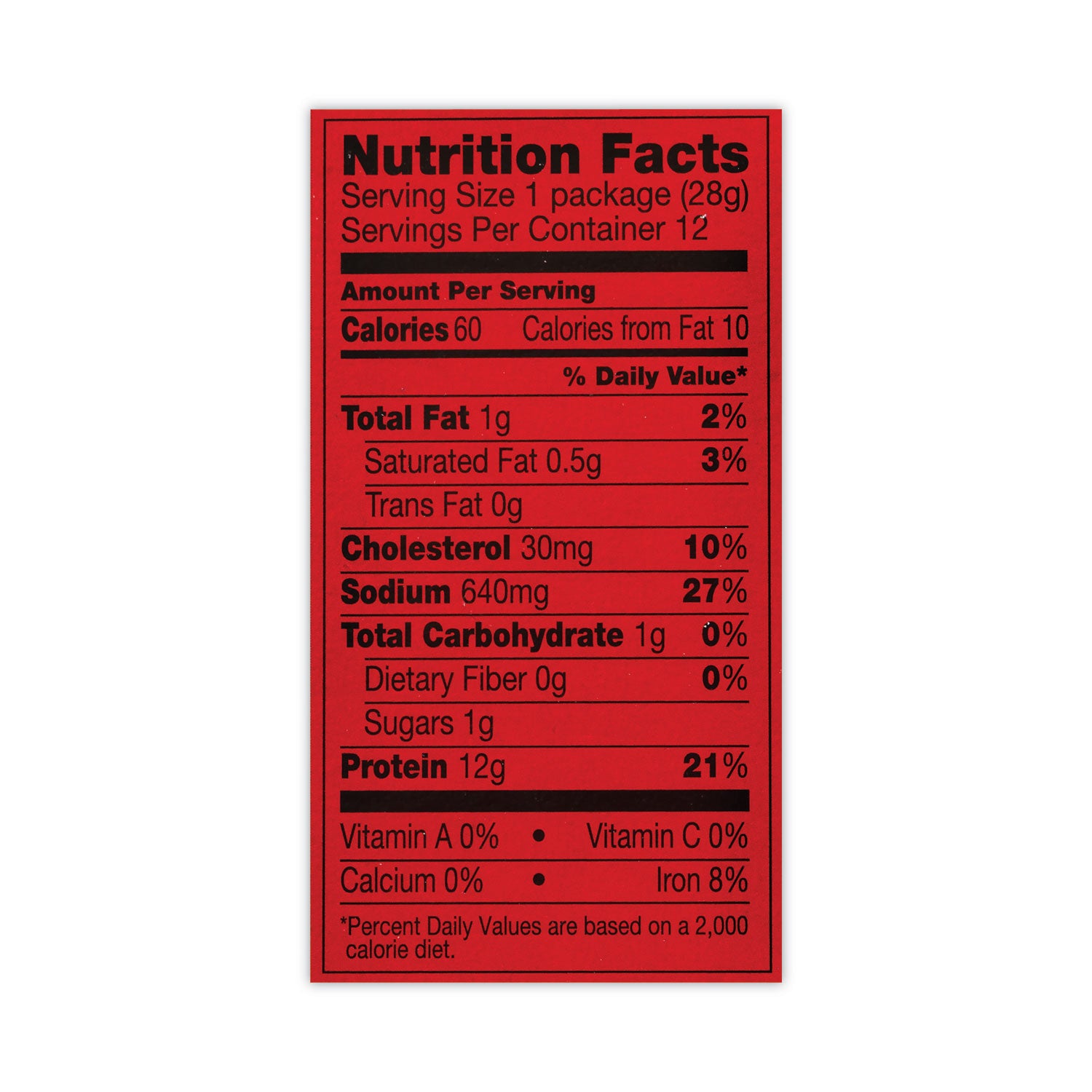 Individually Wrapped - Beef, Original - 1 oz - 12 / Carton