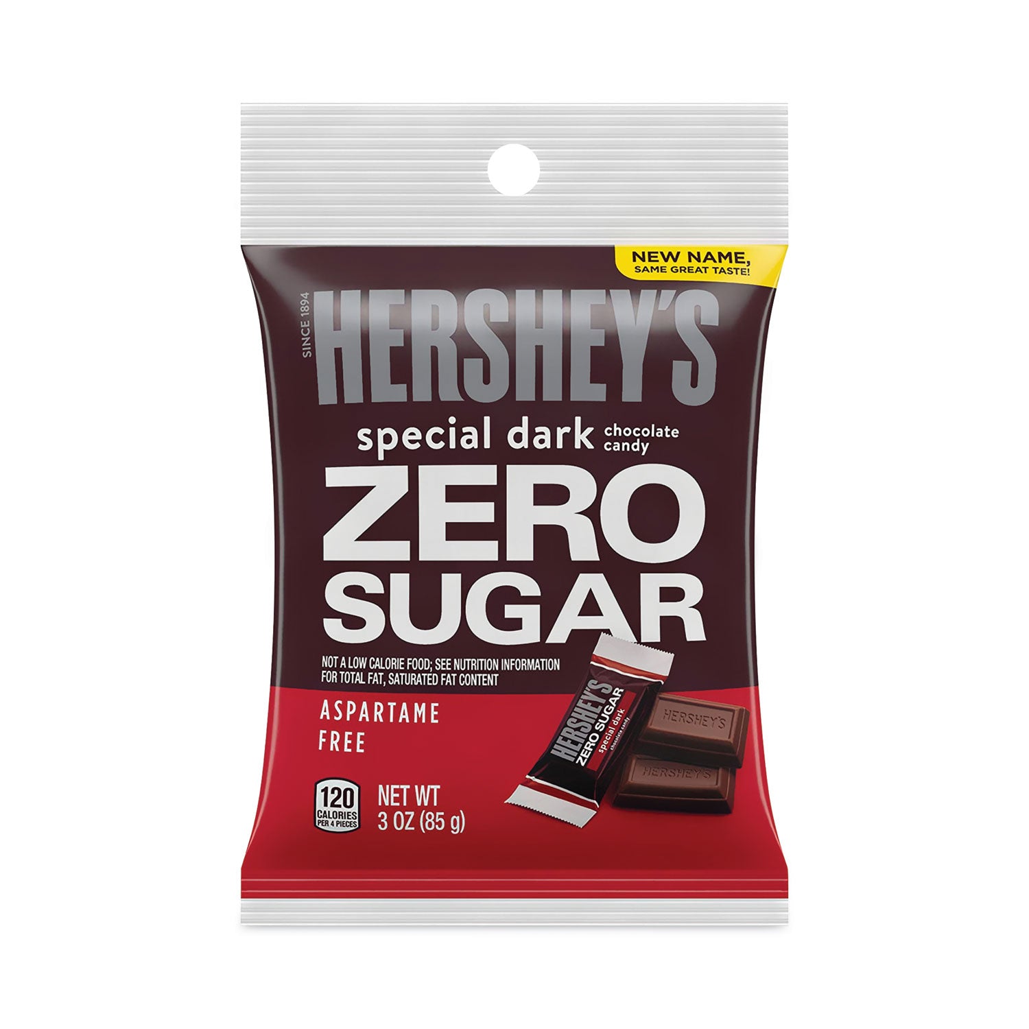 Dark Chocolate - Aspartame Free, Individually Wrapped, Nut-free - 3 oz - 12 /Box - 1 / Carton