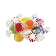 Mint, Starlight Peppermint, Chocolate, Pineapple, Butterscotch, Watermelon, Mango, Coconut - Individually Wrapped - 5 lb - 1 Carton