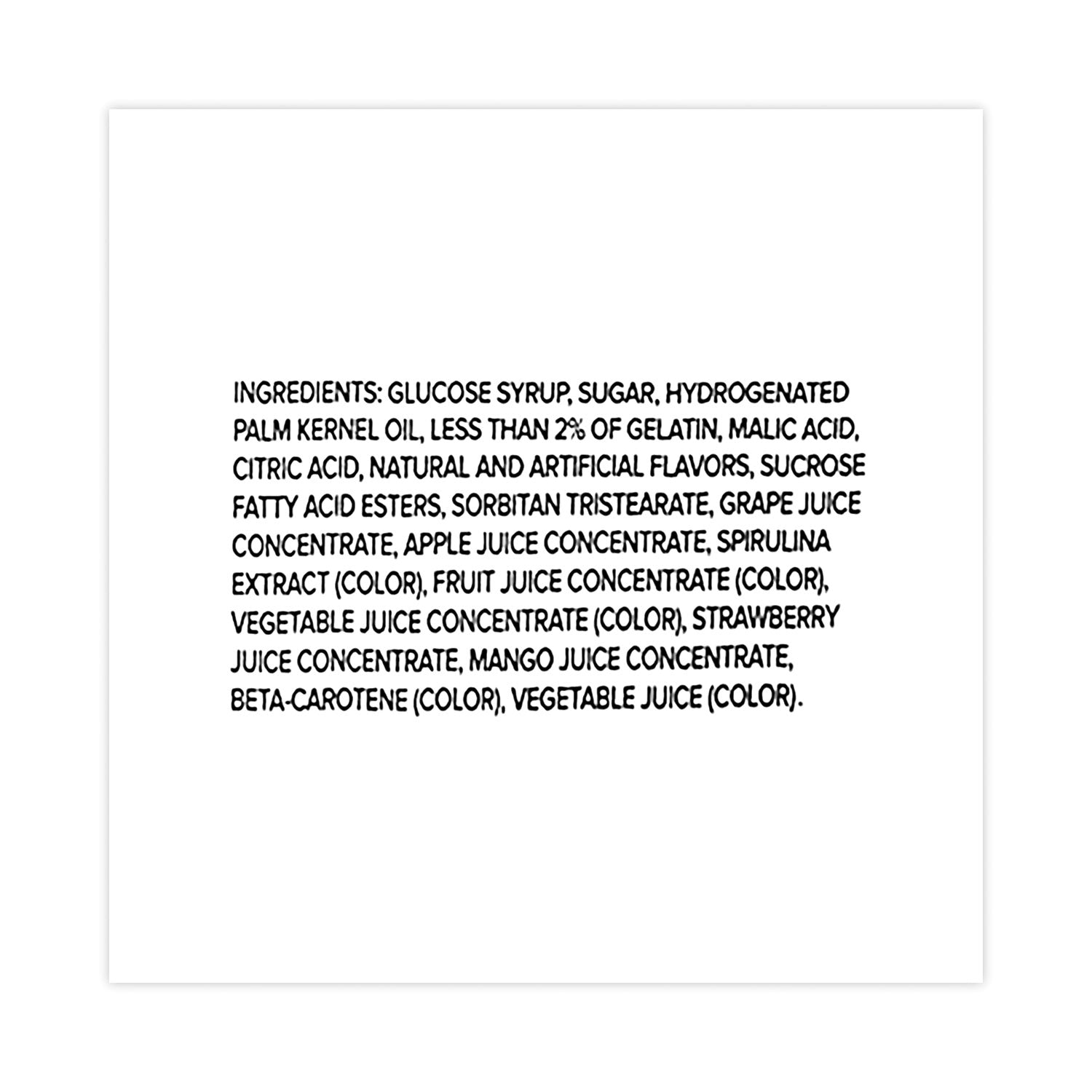 Strawberry, Green Apple, Mango, Grape - Individually Wrapped - 12.70 oz - 3 /Bag - 1 Carton