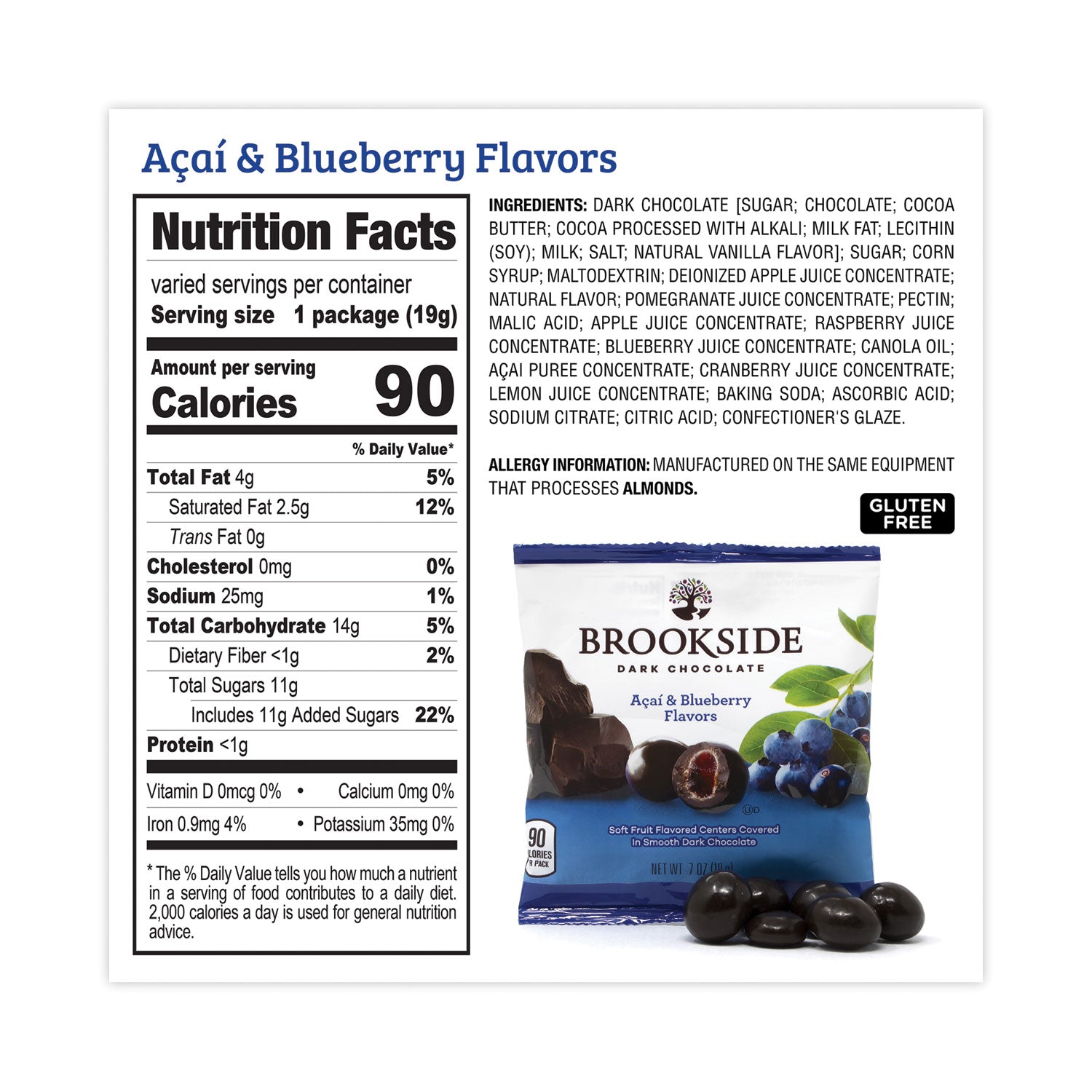 Pomegranate, Acai, Blueberry - 0.70 oz - 30 / Carton