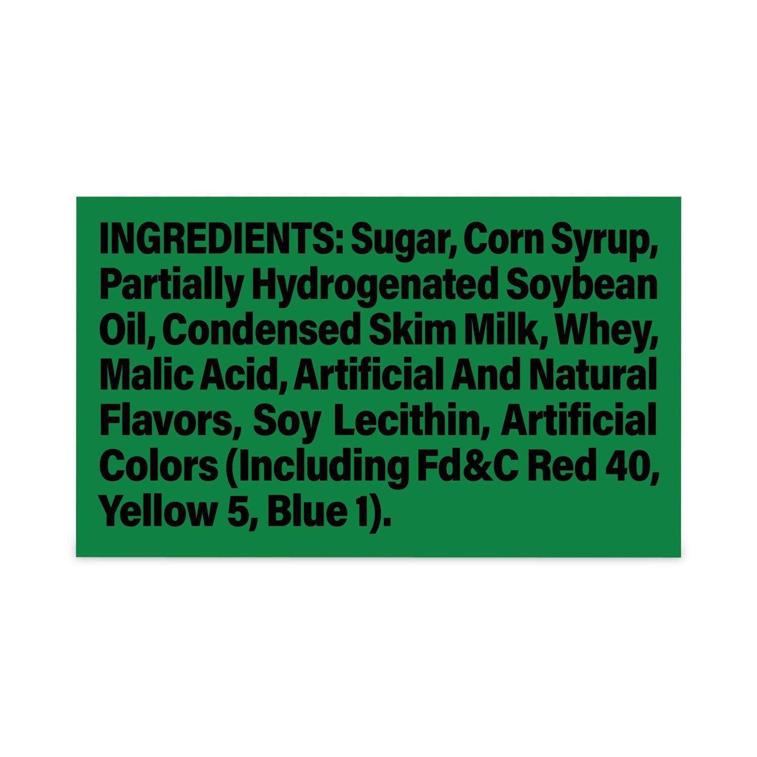 Green Rabbit Frooties Chewy Fruit Candies - Green Apple - Individually Wrapped - 2.42 lb - 360 Pieces/Bag - 1 / Carton