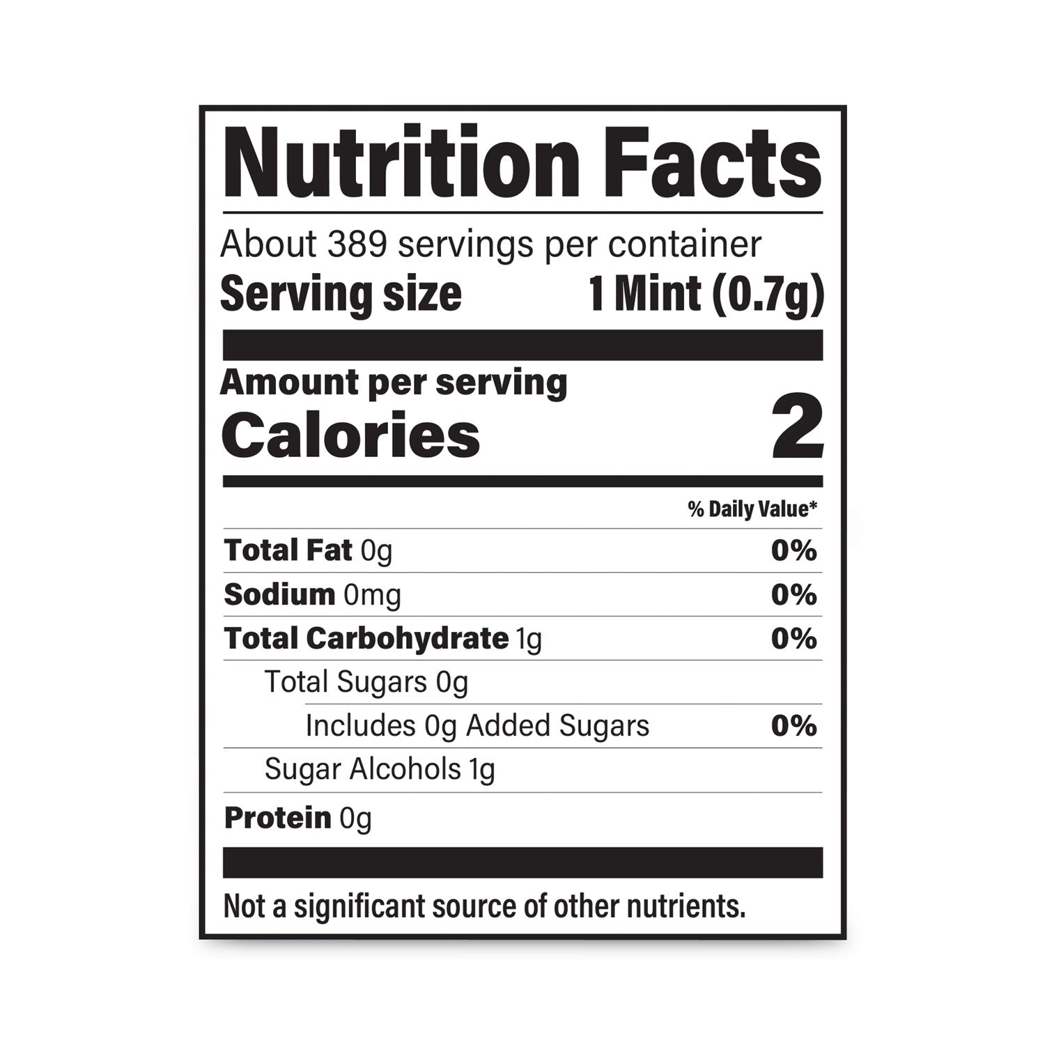 Peppermint - 1.20 oz - 8 / Carton