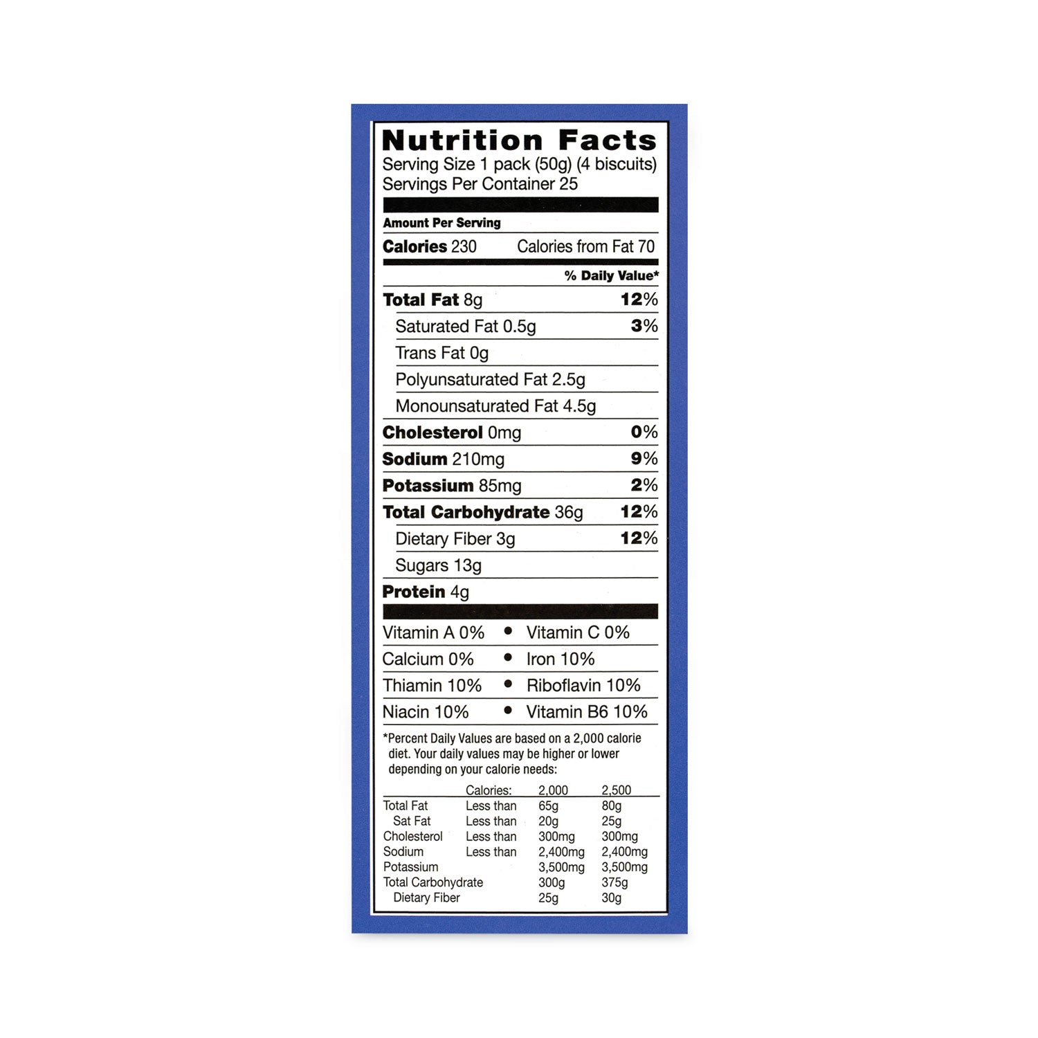 Green Rabbit Belvita Breakfast Biscuits - Crunchy, Blackberry, Natural - 1.76 oz - 4/Bag - 25 / Carton