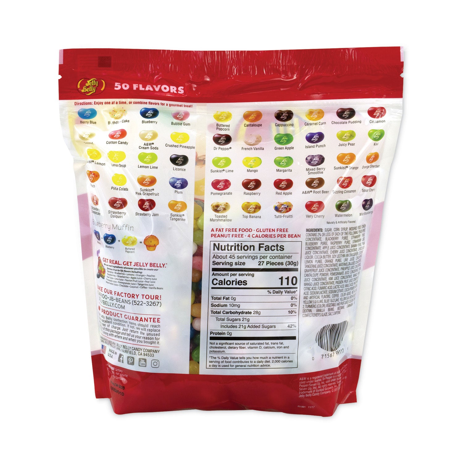 Assorted - Gluten-free, Peanut-free, Dairy-free, Fat-free - 3 lb - 1 Bag