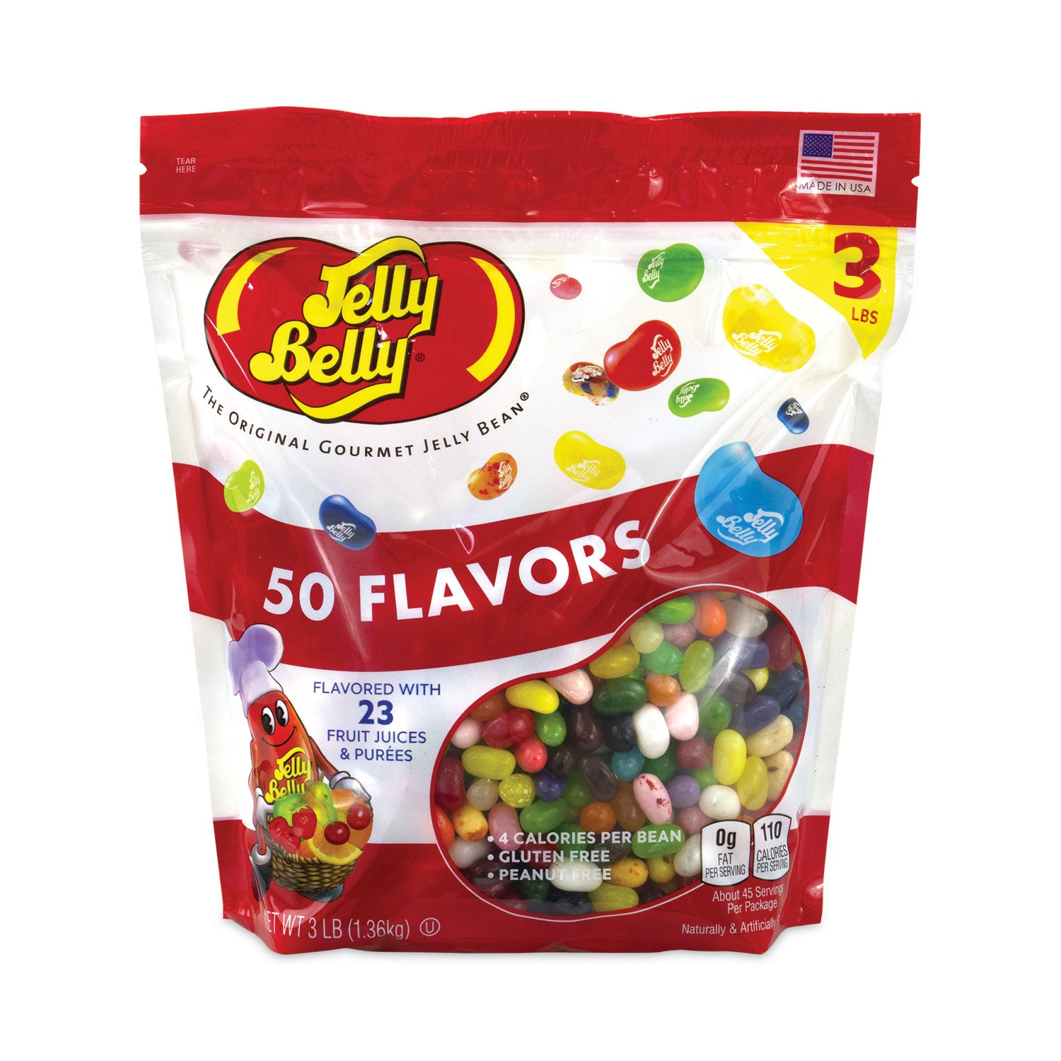 Assorted - Gluten-free, Peanut-free, Dairy-free, Fat-free - 3 lb - 1 Bag