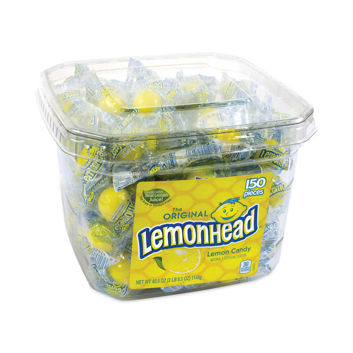 Lemon - Individually Wrapped - 150 Pieces - 1 Carton