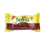 Green Rabbit Belvita Breakfast Biscuits - Cinnamon, Brown Sugar, Crunchy - 1.76 oz - 4/Bag - 25 / Carton