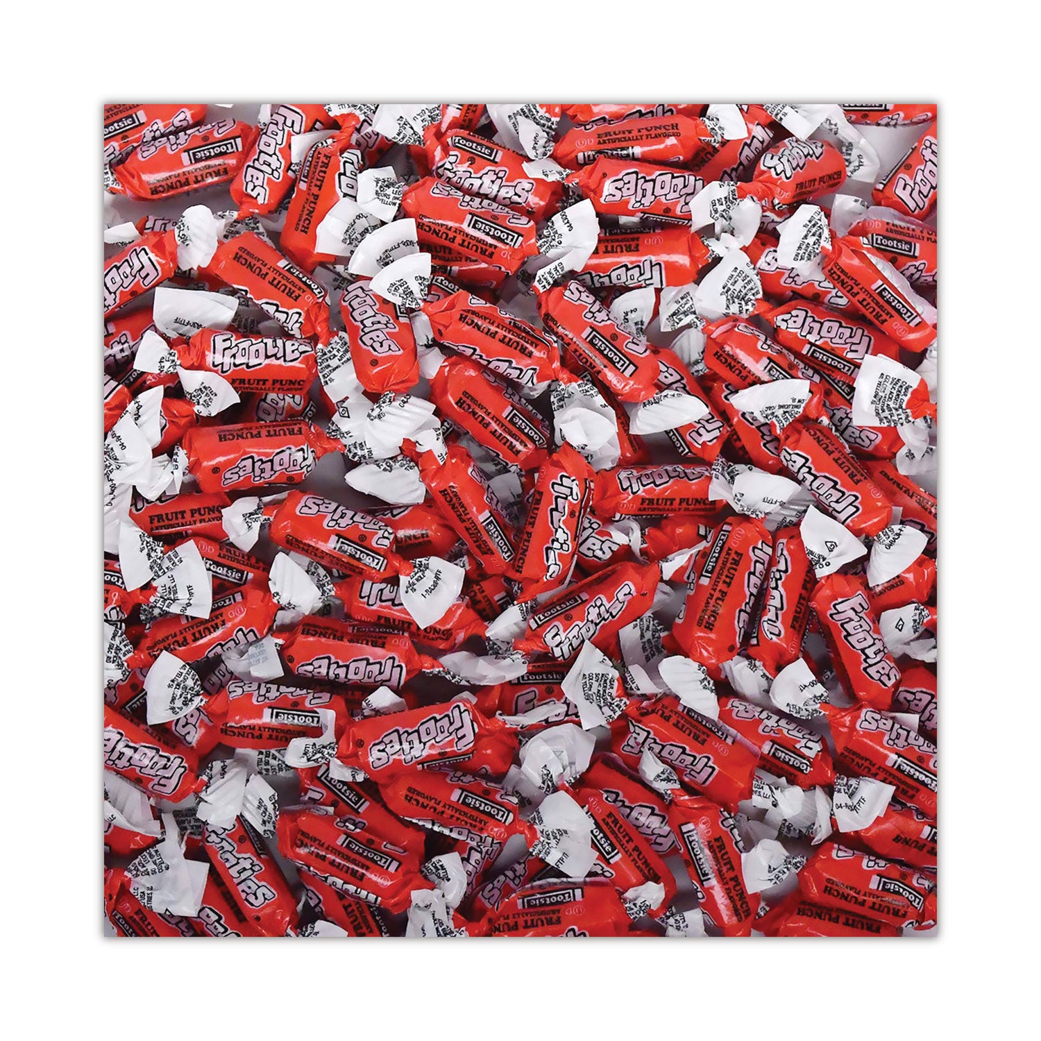 Green Rabbit Frooties Chewy Fruit Candies - Fruit Punch - Individually Wrapped - 360 Pieces/Bag - 1 / Carton