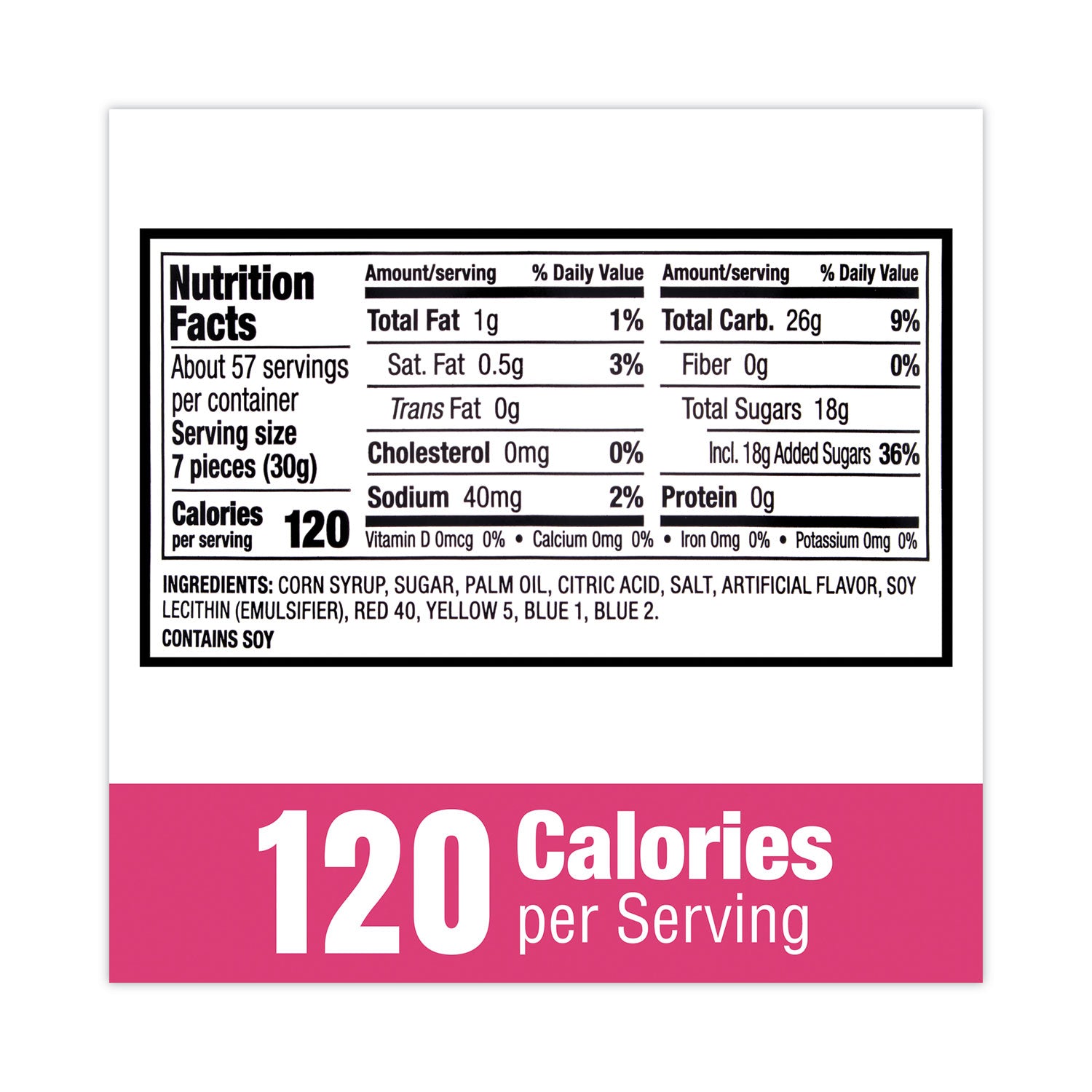 Fruit, Banana, Apple, Cherry, Grape, Tropical Fruit Punch, Strawberry - Individually Wrapped - 365 Pieces - 1 Carton