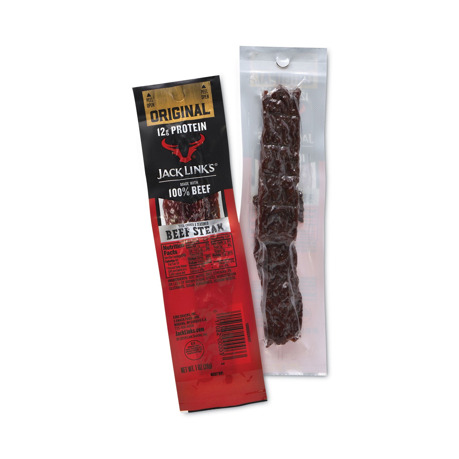 Individually Wrapped - Beef, Original - 1 oz - 12 / Carton