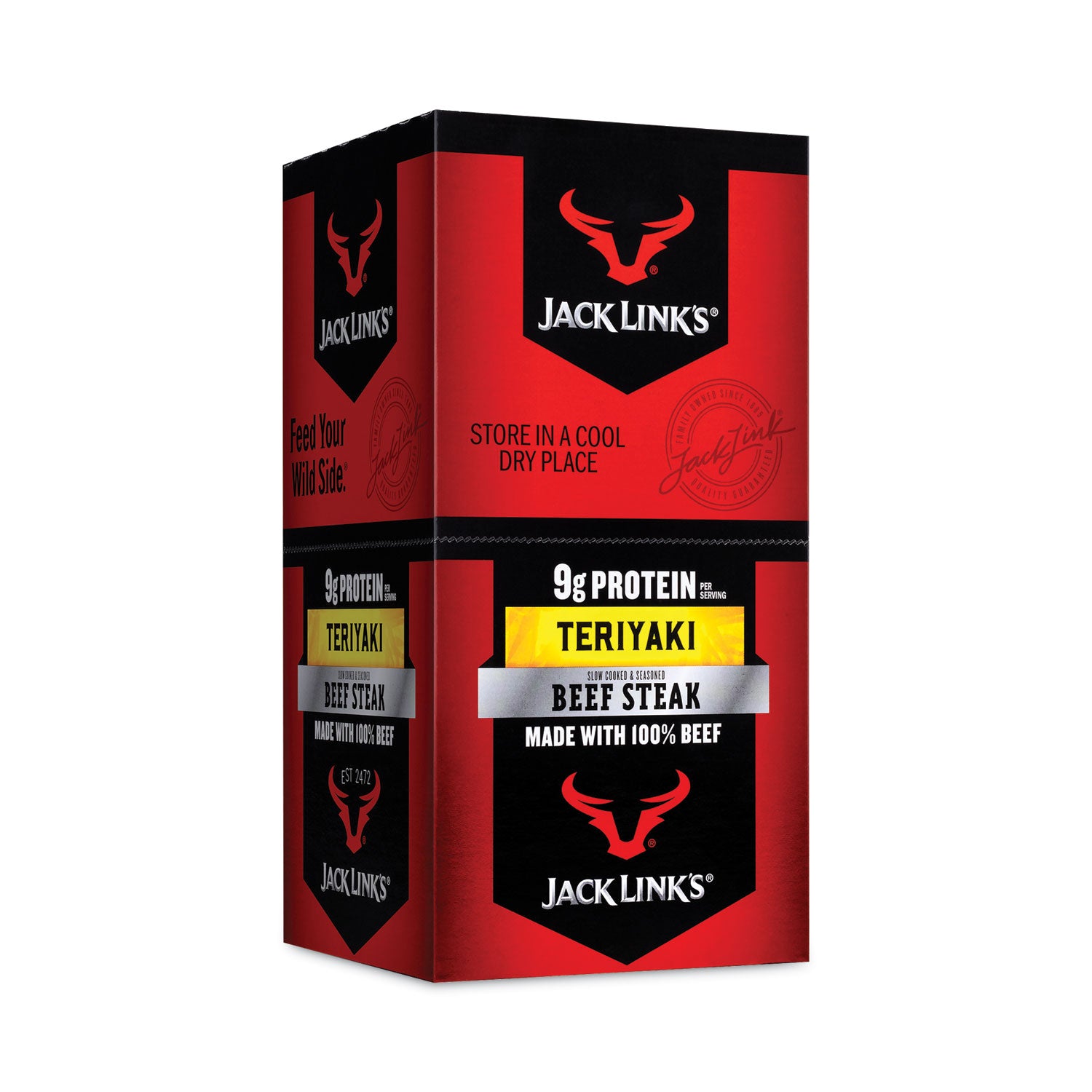 Teriyaki Beef Steak, 1 oz, 12/Box
