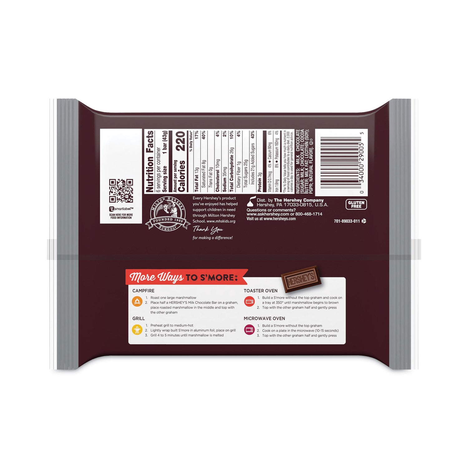 Milk Chocolate - Gluten-free - 2 / Carton