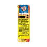 Green Rabbit Slim Jim Snack Sticks - Individually Wrapped - Cheese & Pepperoni - 18 / Carton