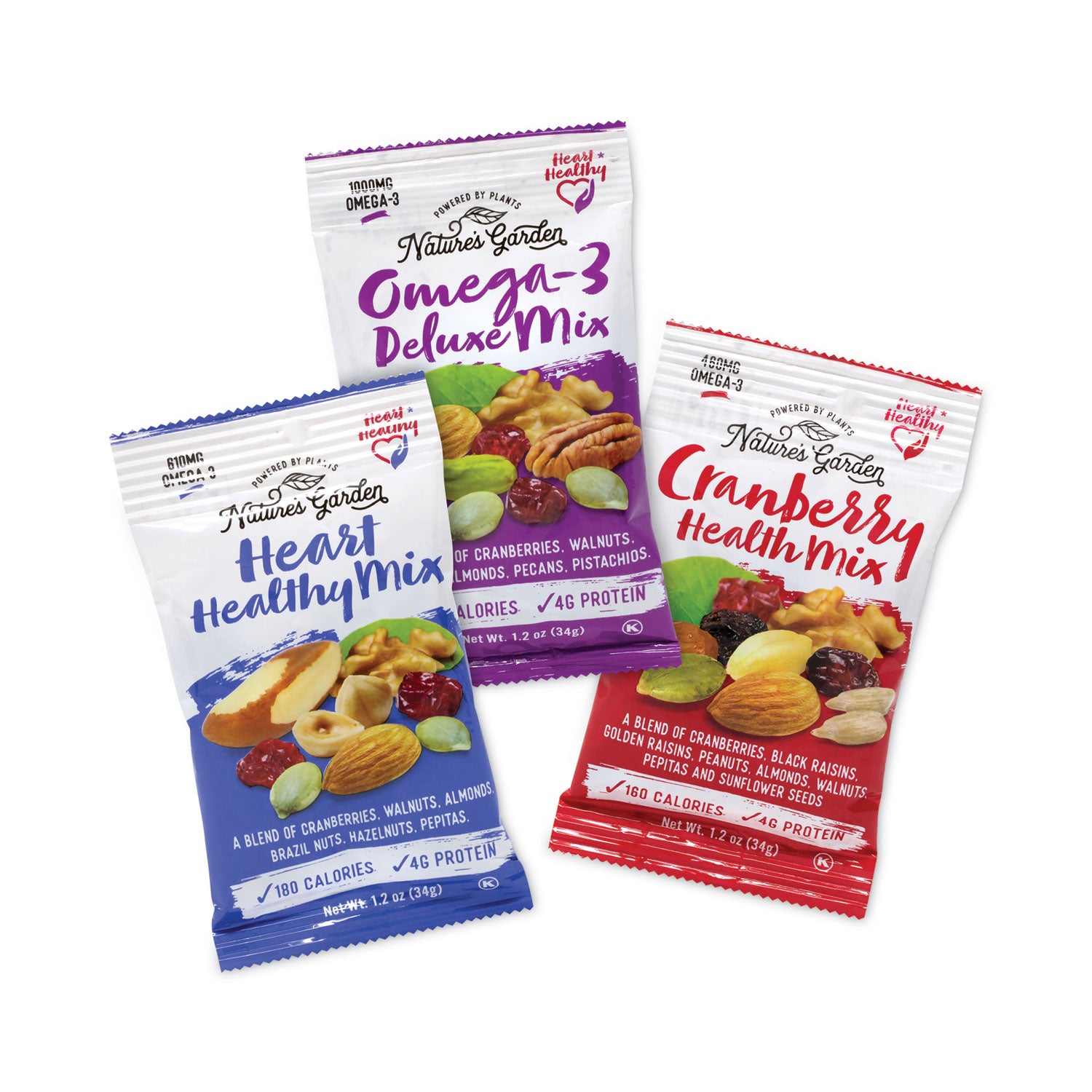 Green Rabbit Healthy Trail Mix Snack Packs, 1.20 oz Pouch, 50/Carton
