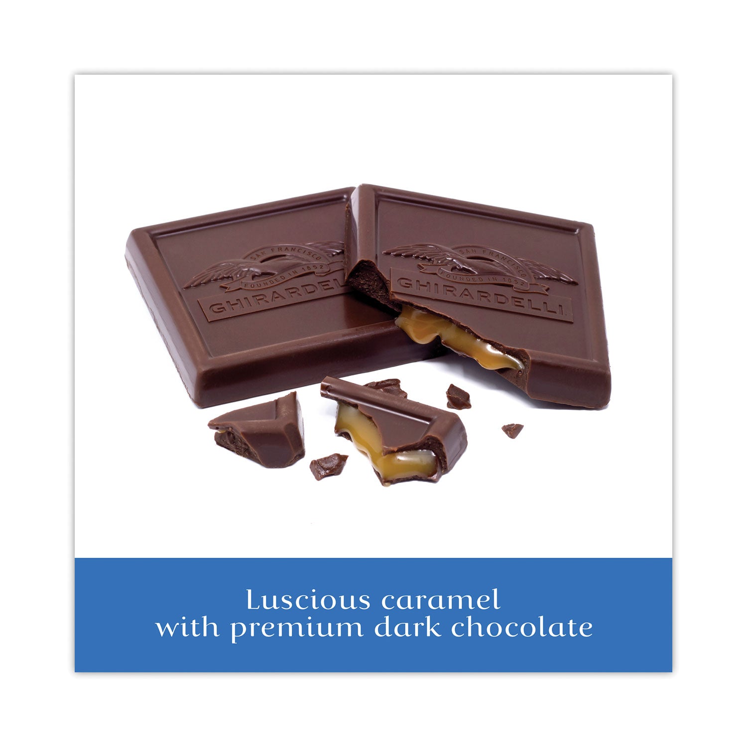 Green Rabbit Chocolate - Dark Chocolate Sea Salt Caramel - Individually Wrapped - 1 / Carton