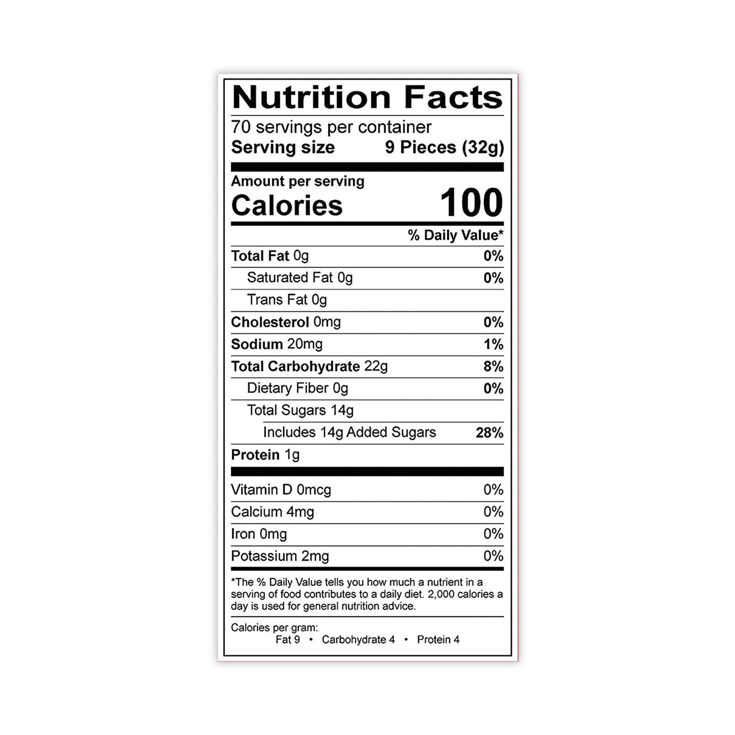 Blue Raspberry, Cherry, Grape, Lemon, Lime, Mango, Orange, Pineapple, Strawberry, Watermelon, Granny Smith Apple, ... - Gluten-free - 5 lb Pouch - 1 Carton