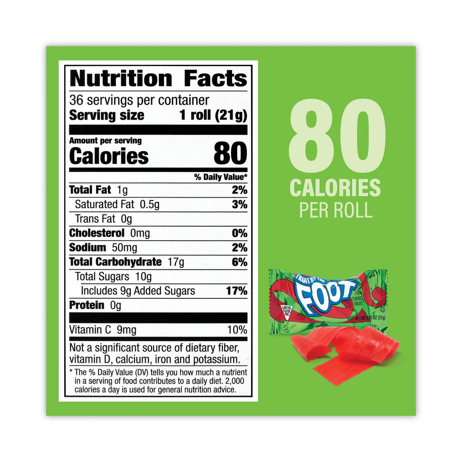 Green Rabbit Candy - Berry Tie-Dye, Color by the Foot, Strawberry - Gluten-free, Individually Wrapped - 0.75 oz - 36 / Carton