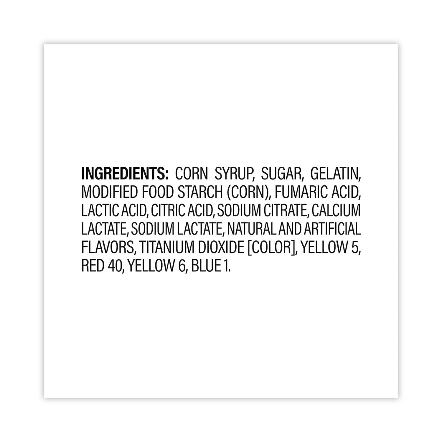 Orange, Lime, Cherry, Lemon, Strawberry, Grape - 5 lb - 1