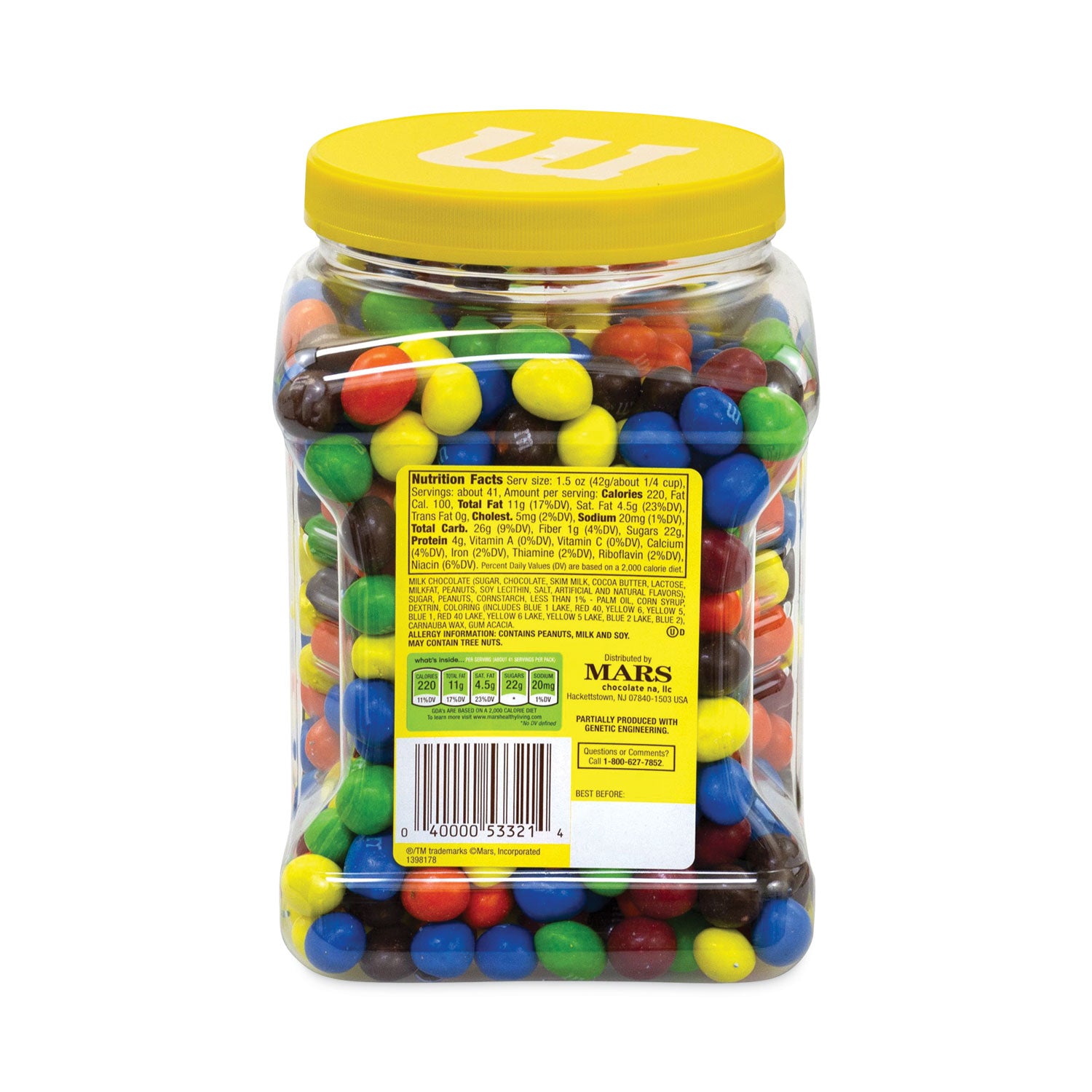 Milk Chocolate Peanut Candies, 62 oz Tub