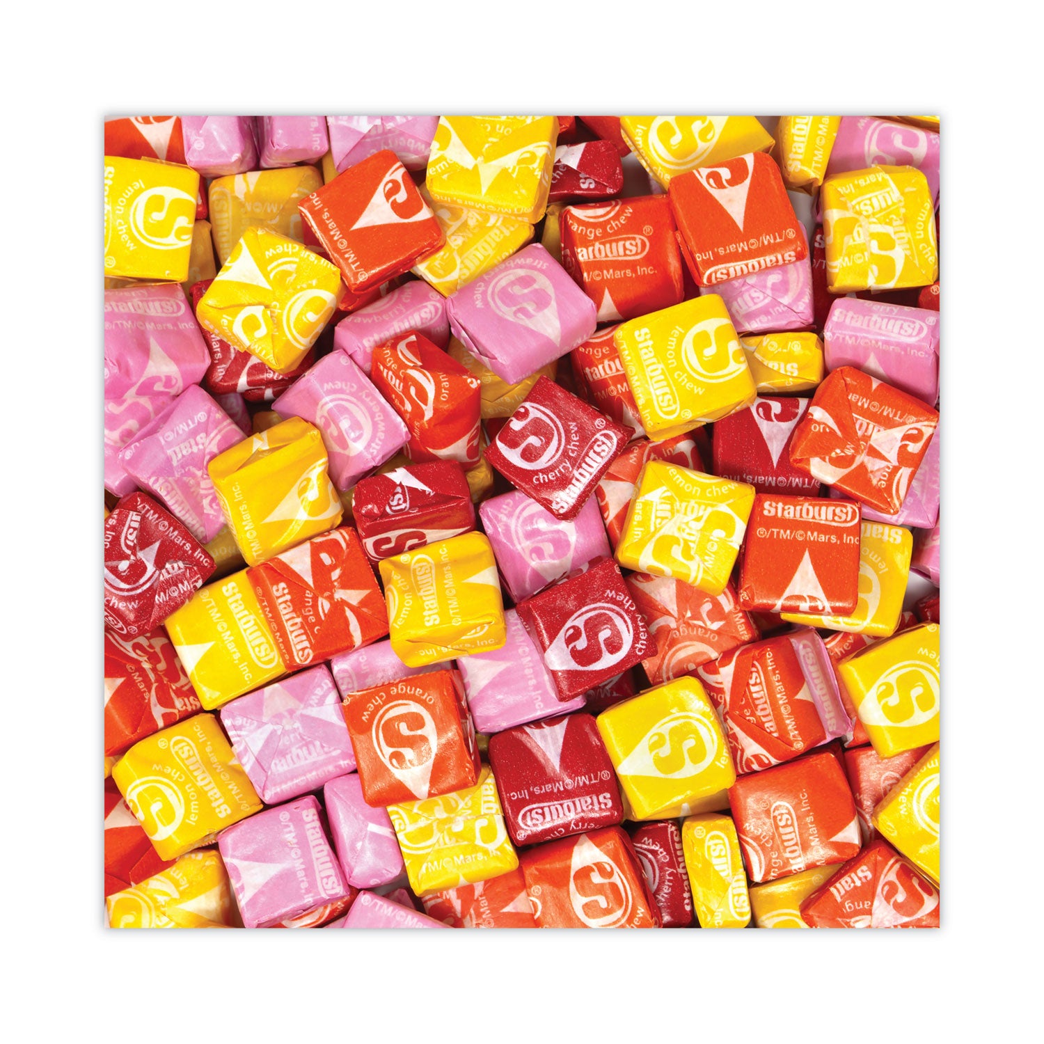 Starburst Original Fruit Chews, Fruity Flavors (Lemon, Orange, Cherry, Strawberry), 3.37 lb, 1 Carton