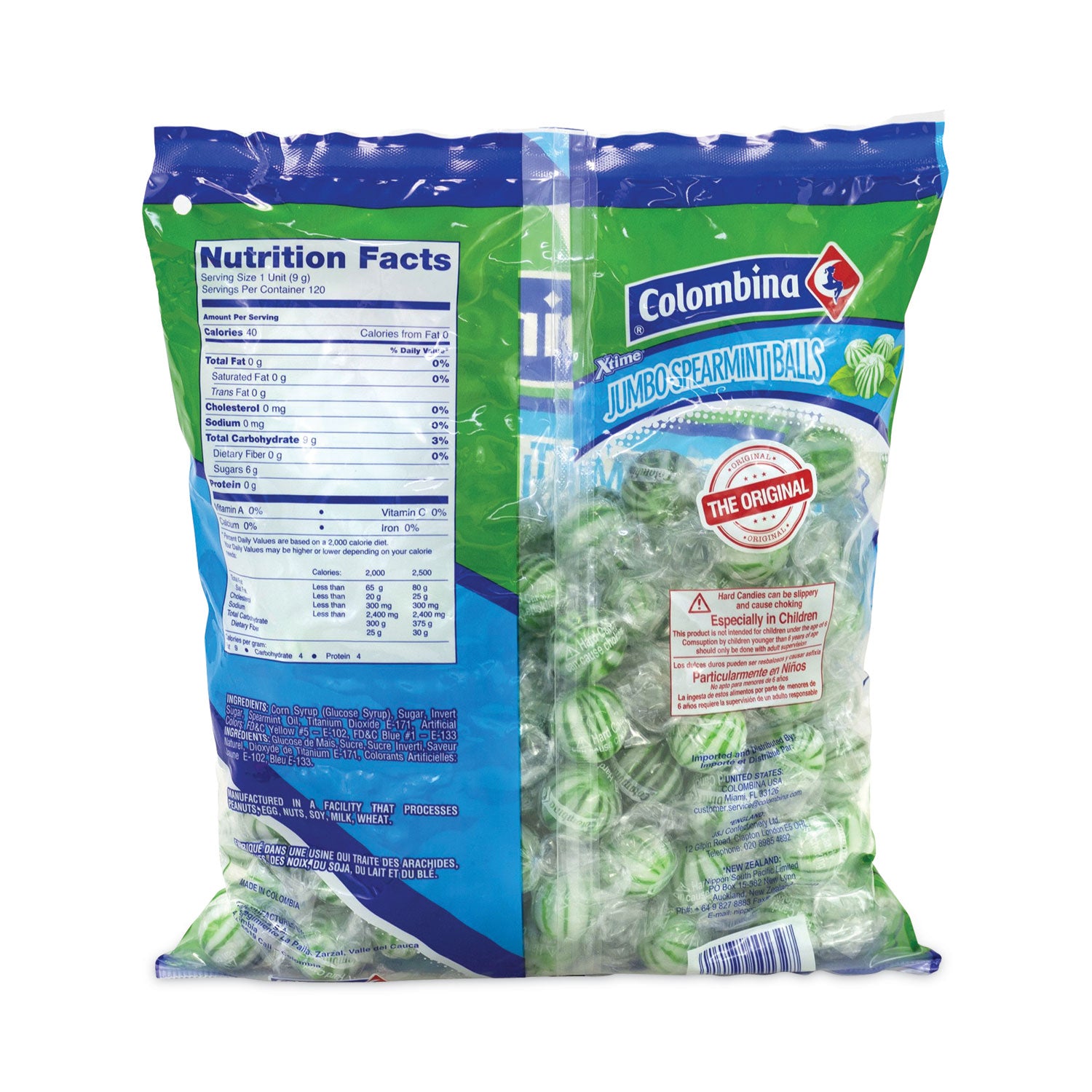 Spearmint - 120 /Bag - 1 Carton