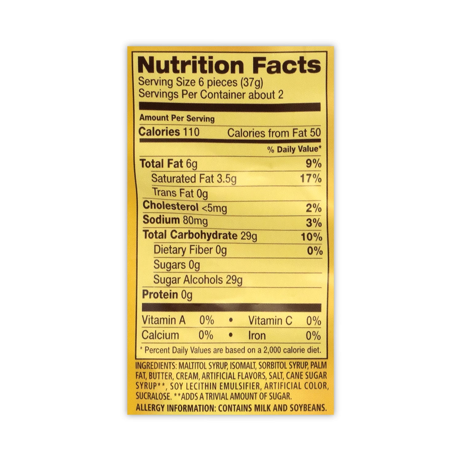 Green Rabbit Caramel Candy, Sugar Free, Individually Wrapped, 1 Carton