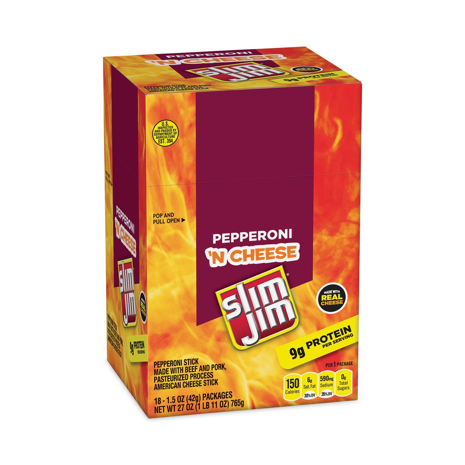 Low Calorie - Cheese & Pepperoni - 1 / Carton