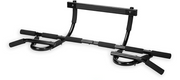 SPRI Pull Up Bar - 12-Grip Door Frame Mounting Pull-Up Bar for Versatile Workouts - Rugged Steel Frame with Foam Handles - Supports 300 Pounds - Fits Door Frames Up to 32 in. Wide – Black