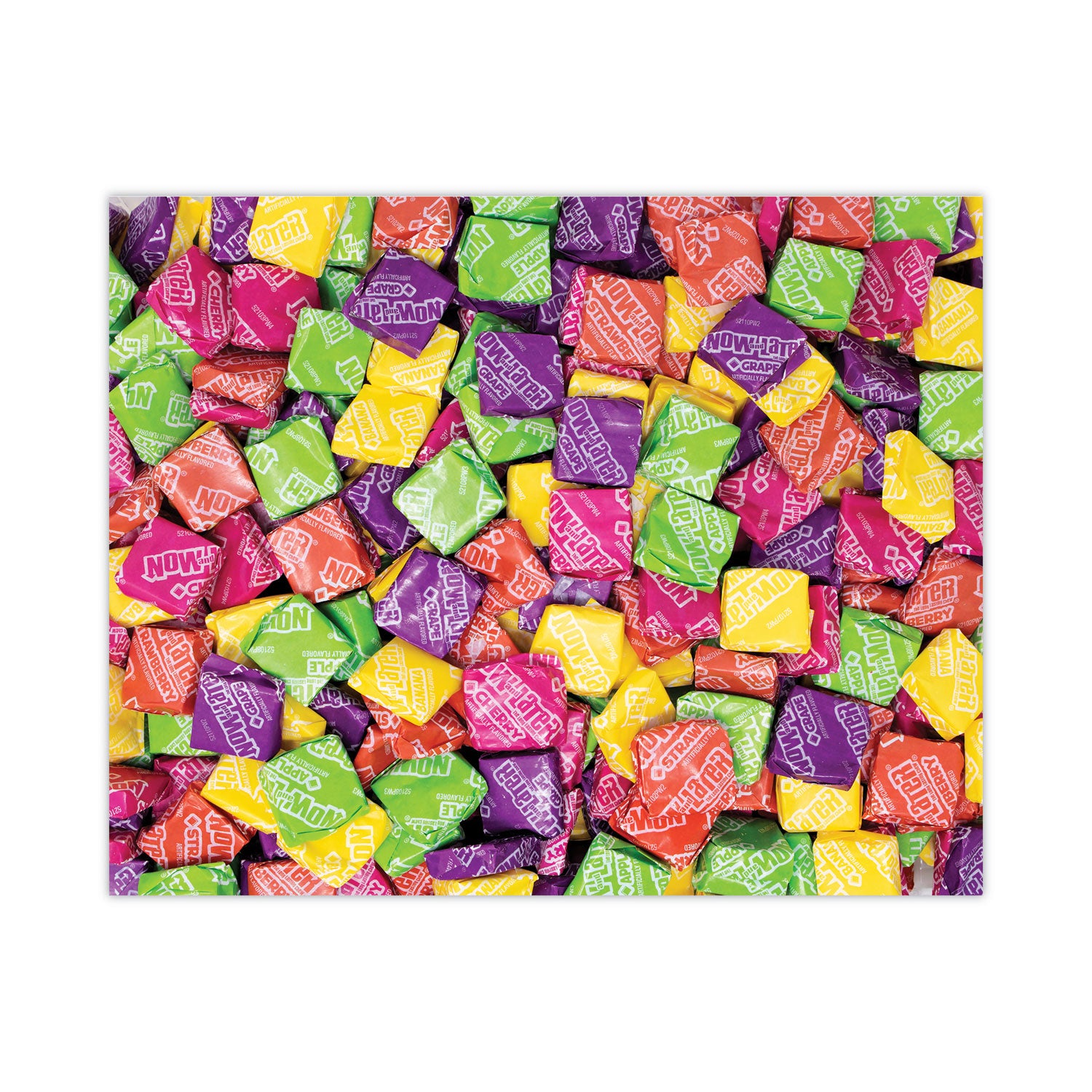Fruit, Banana, Apple, Cherry, Grape, Tropical Fruit Punch, Strawberry - Individually Wrapped - 365 Pieces - 1 Carton
