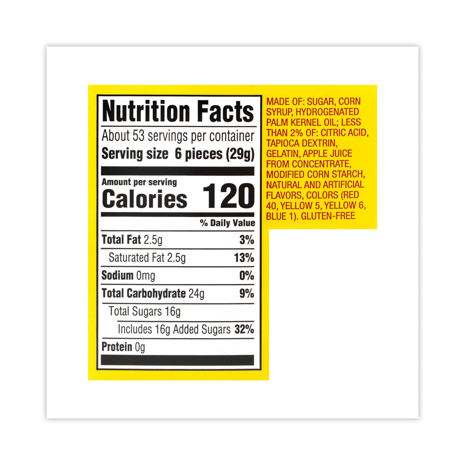 Starburst Original Fruit Chews, Fruity Flavors (Lemon, Orange, Cherry, Strawberry), 3.37 lb, 1 Carton