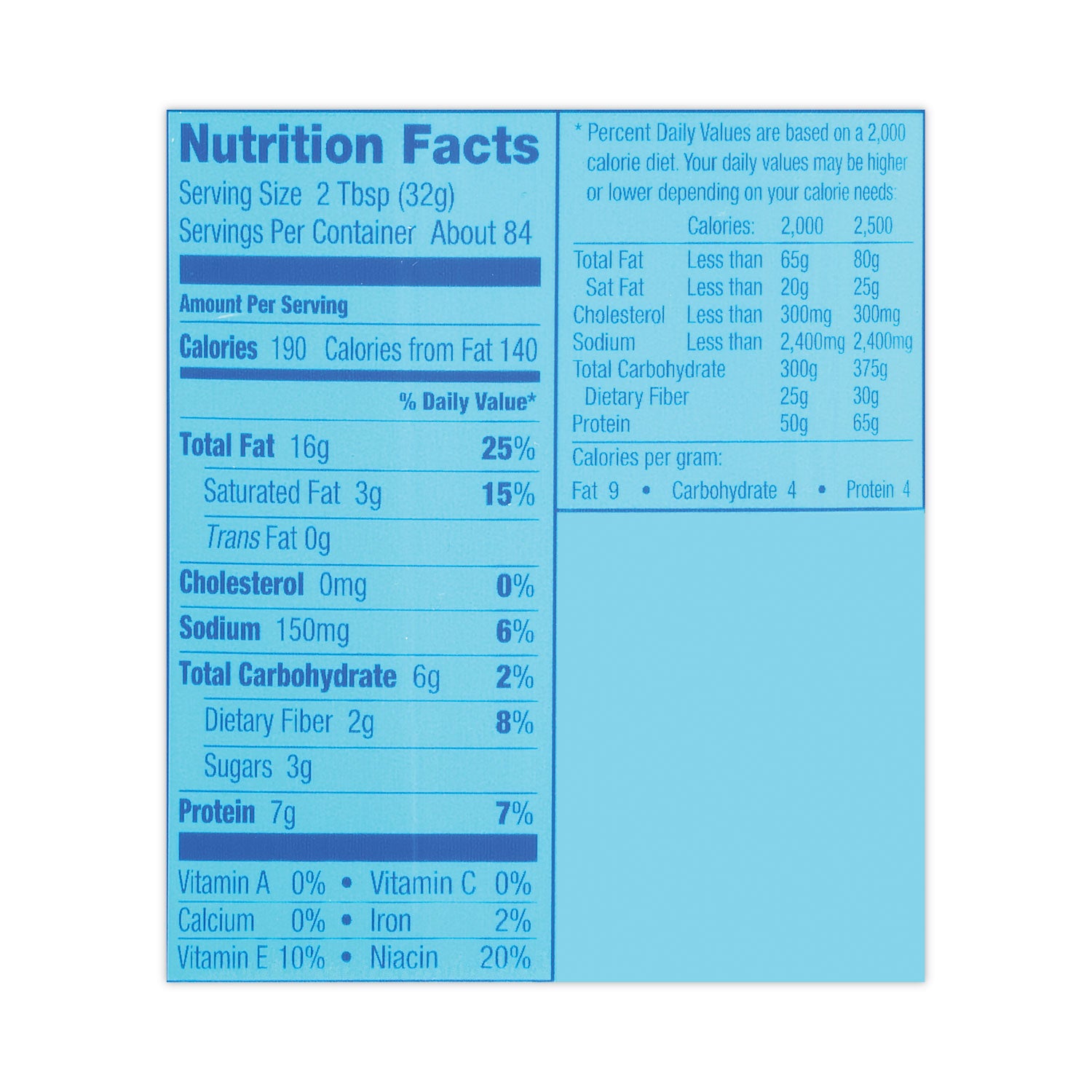 Peanut Butter - 3 lb - 1 / Carton