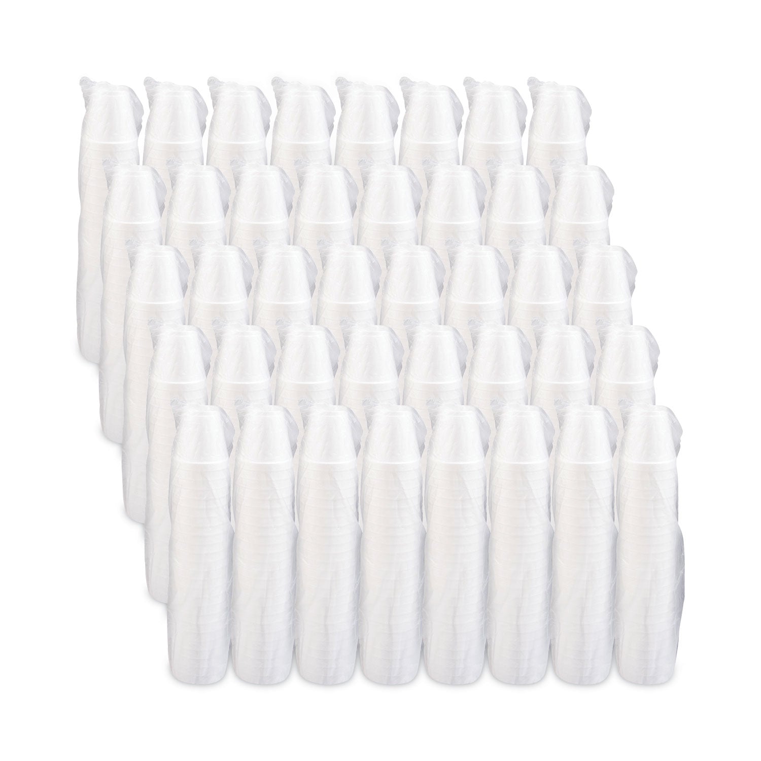 Dart J Cup 8 oz Insulated Foam Cups - 8 fl oz - White - Foam - Tea, Coffee, Juice, Soft Drink, Hot Drink, Cold Drink, Cappuccino, Hot Chocolate - 25 / Pack