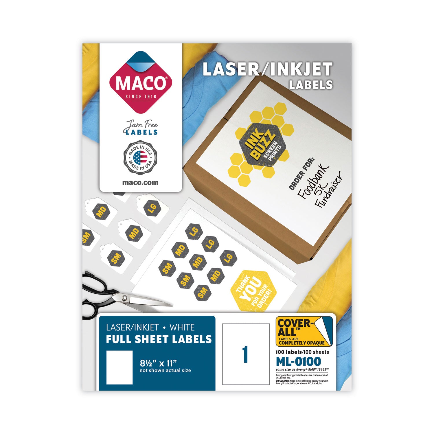 8 1/2" Width x 11" Length - Rectangle - Laser, Inkjet - White - Lignin-free - 100 / Box