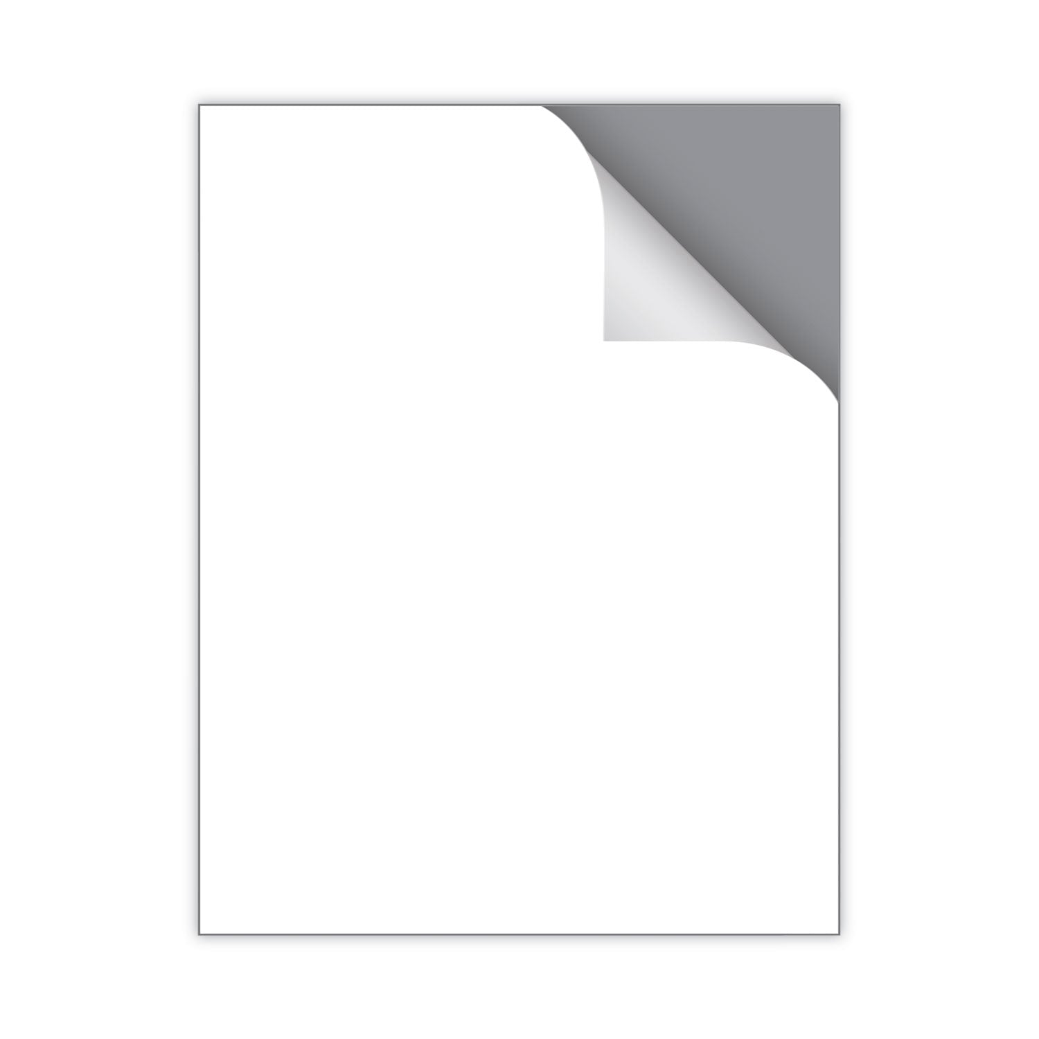 8 1/2" Width x 11" Length - Rectangle - Laser, Inkjet - White - Lignin-free - 100 / Box