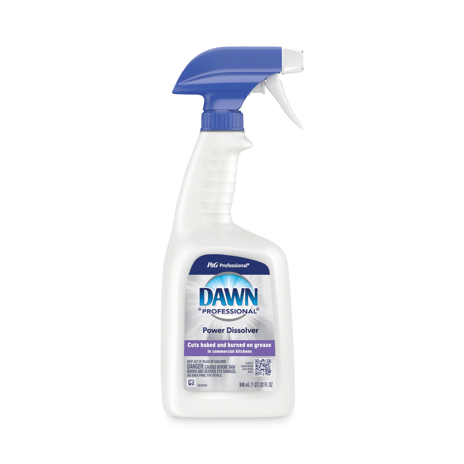 Dawn Professional Power Dissolver, Ready-To-Use, Scrub-Free, White, 32 fl oz (1 quart), 1 Bottle