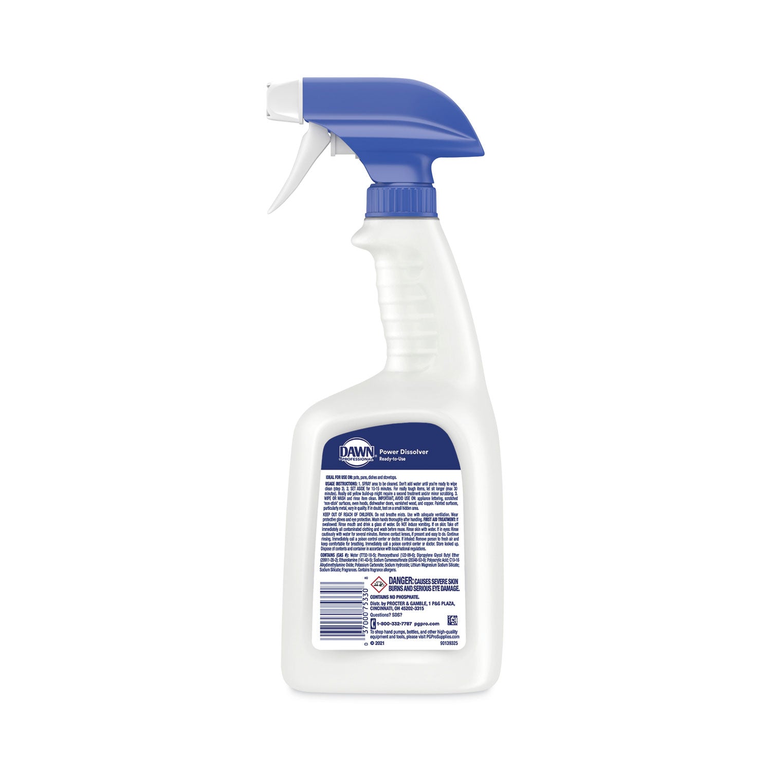 Dawn Professional Power Dissolver, Ready-To-Use, Scrub-Free, White, 32 fl oz (1 quart), 1 Bottle