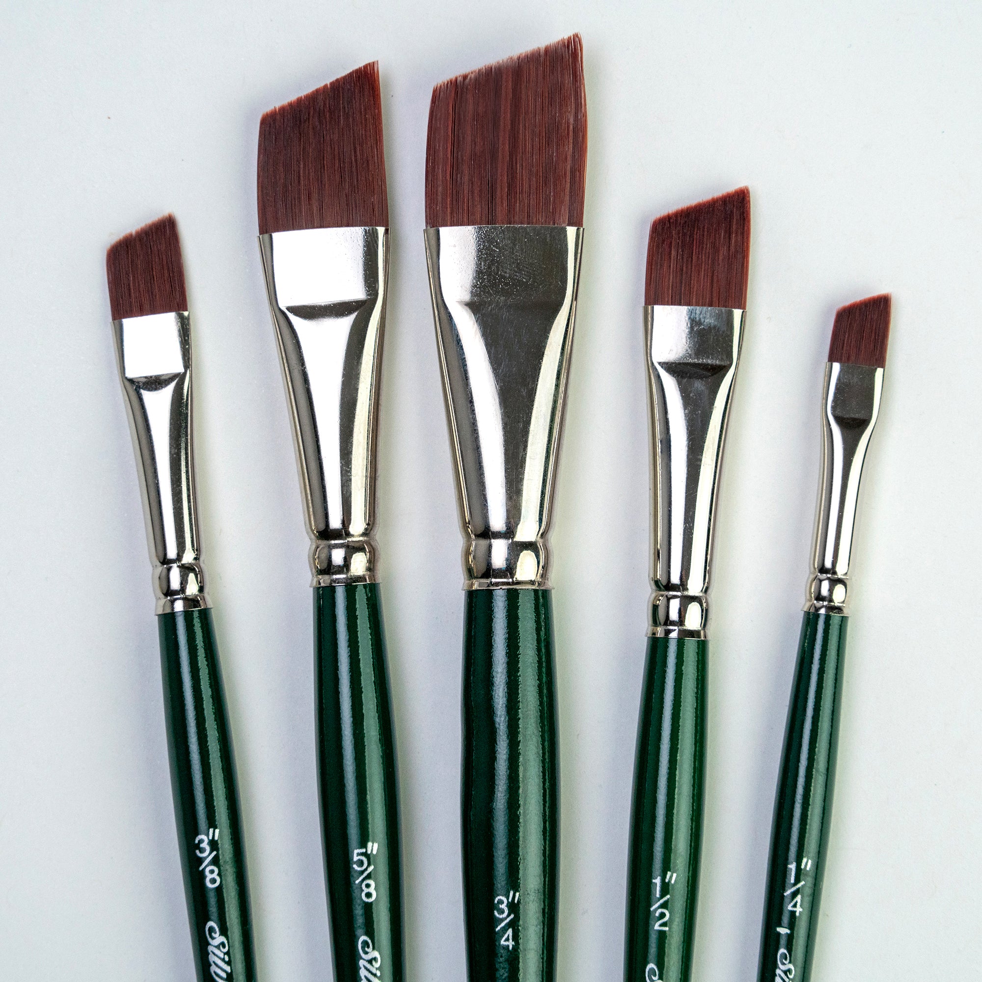 Ruby Satin Angles, 5 Brushes