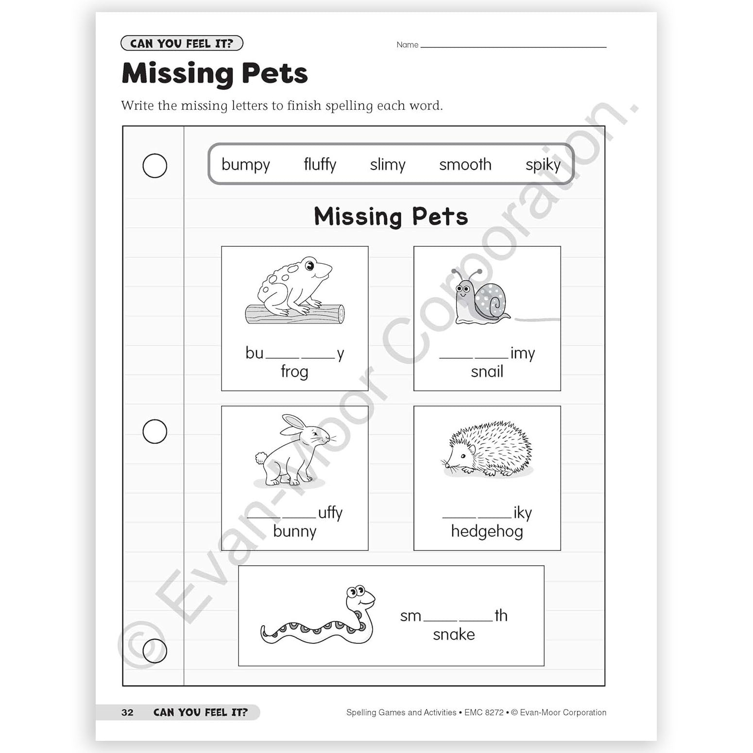 Spelling Games and Activities, Grade 2