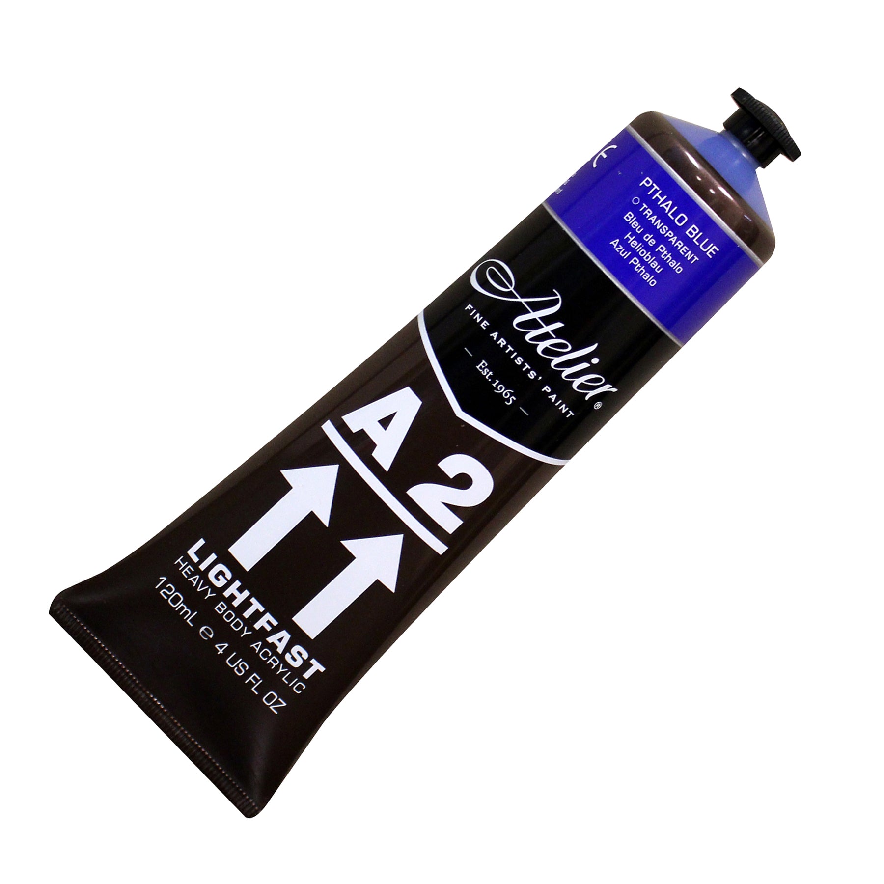 A2 Heavy Body Lightfast Artist Acrylic, 4 oz., Pthalo Blue