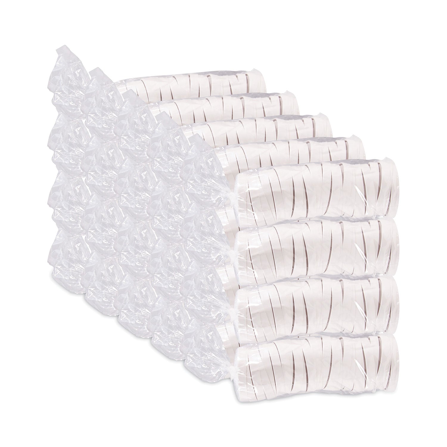 Spiral-Wound Paper Hot Cup Lids, Fits 16 oz Hot Cups, Paper, White, 25/Sleeve, 20 Sleeves/Carton