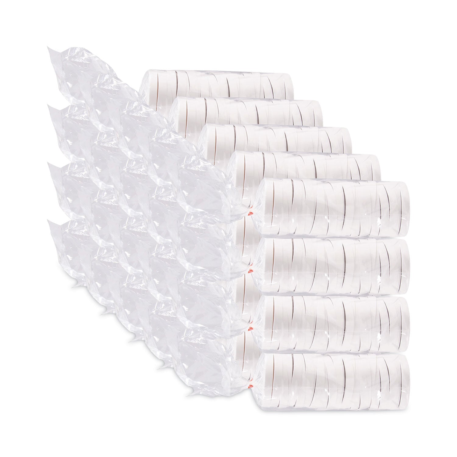 Paper Lids for Food Containers, For 32 oz Containers, Vented, 4.6" Diameter x 0.7" h, White, 25/Bag, 20 Bags/Carton