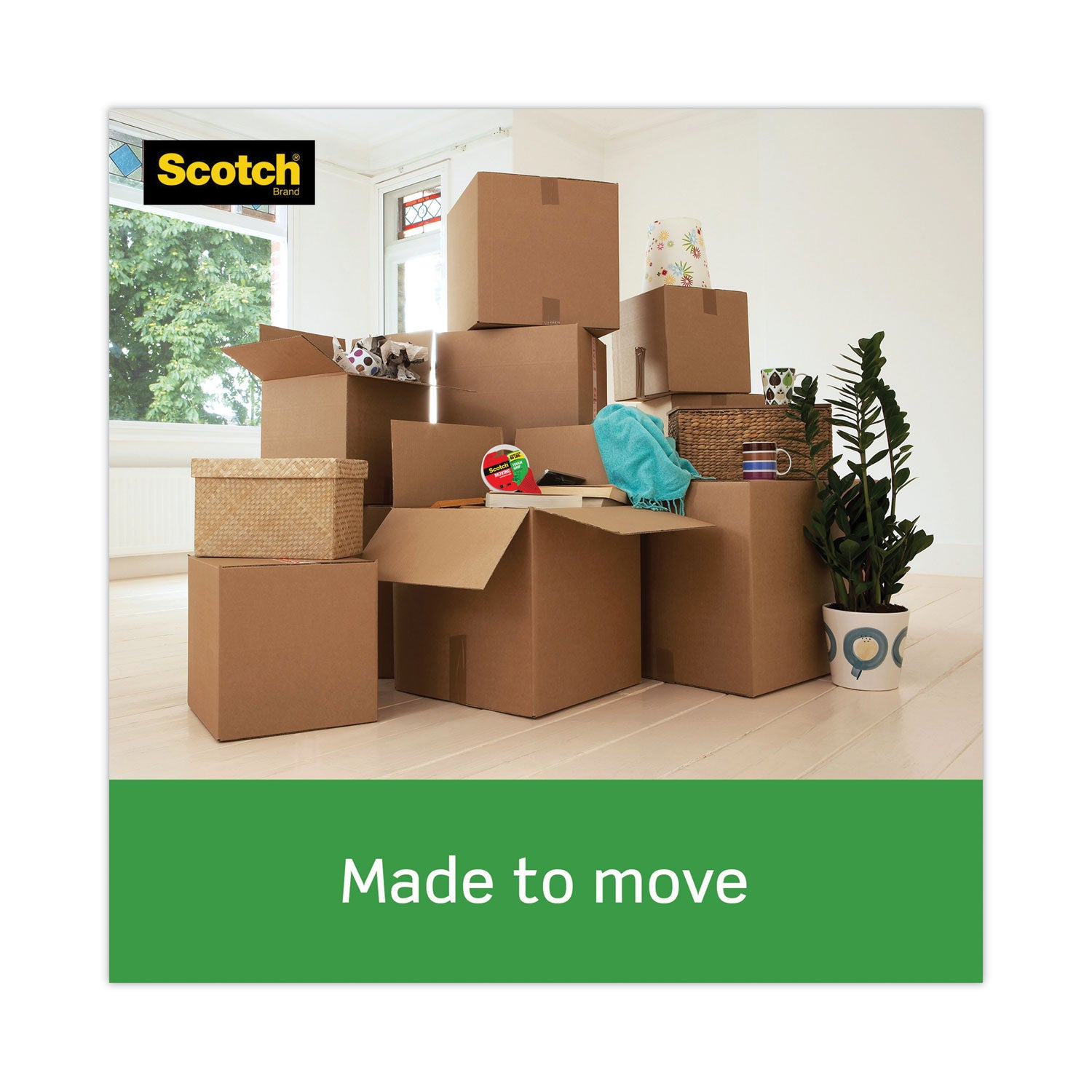 Scotch Sure Start Packaging Tape - Clear - 6 / Pack