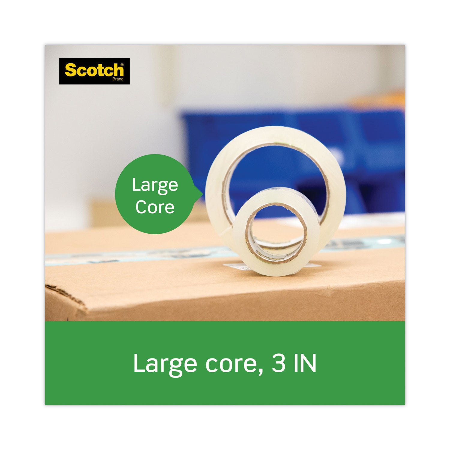 Scotch Sure Start Packaging Tape - Clear - 6 / Pack