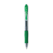 G2 Premium Gel Ink Retractable Pens - 0.7 mm Fine Pen Point - Refillable - Retractable - Green Ink - Gel-based - Clear Barrel - 1 Dozen