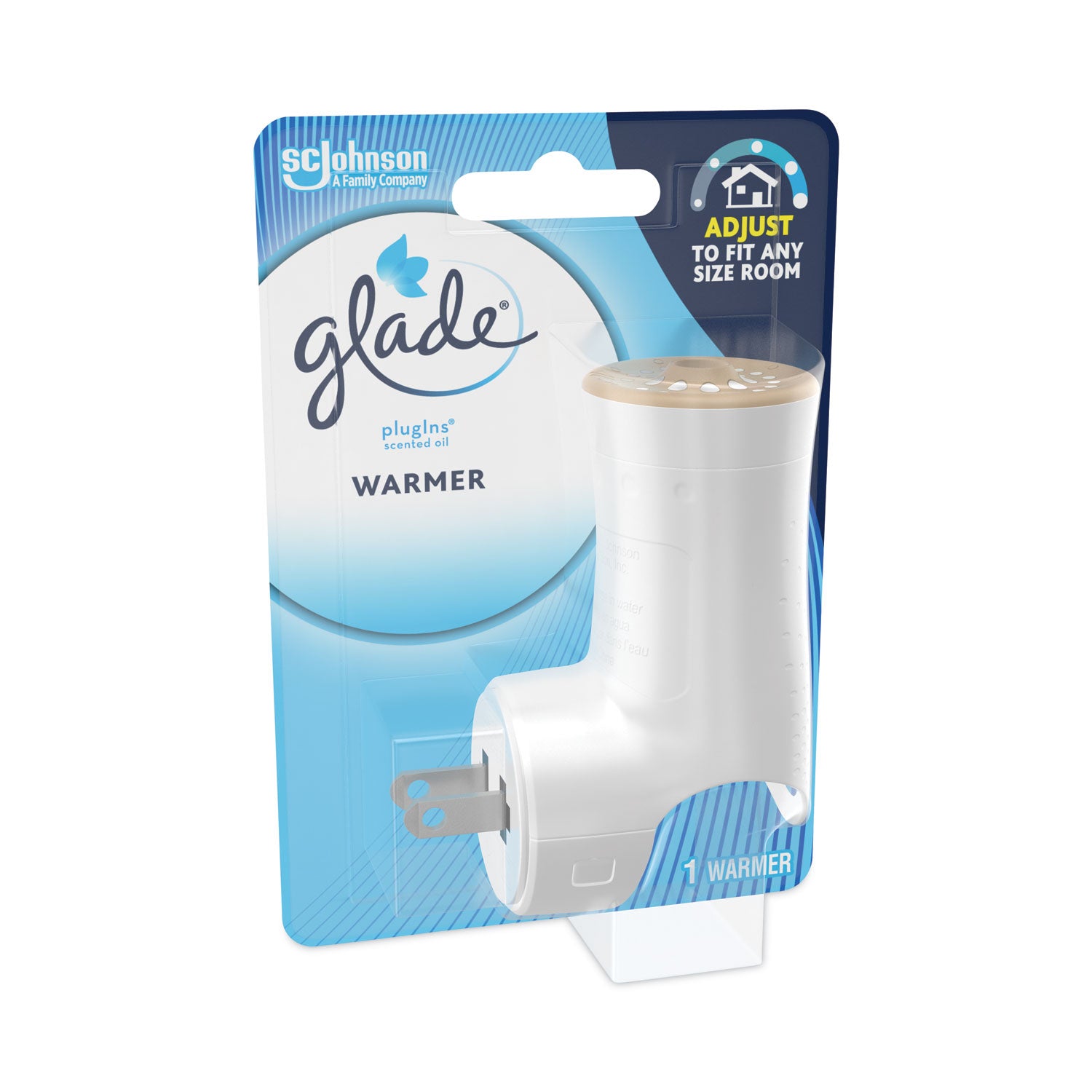 Plug-Ins Scented Oil Warmer Holder, 4.45 X 6.25 X 11.45, White