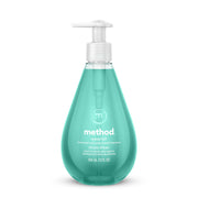 Method Gel Hand Soap - Waterfall Scent - 12 fl oz - Pump Bottle Dispenser - Hand - Aqua - Paraben-free, Phosphate-free, Triclosan-free - 1 Each