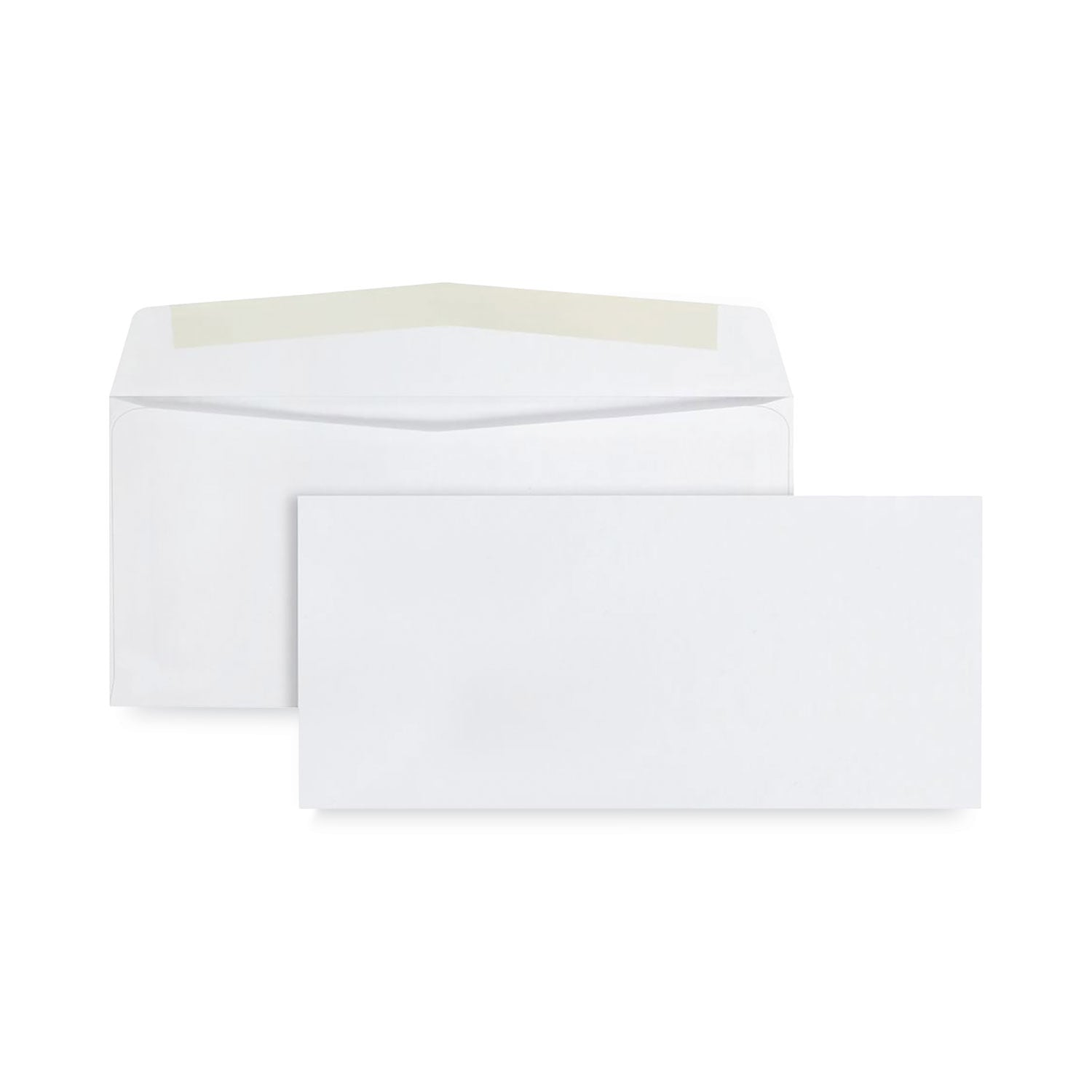 Business - #10 - 4 1/8" Width x 9 1/2" Length - 24 lb - Gummed - White - Wove - 1000 / Box